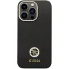 Guess GUHCP13LM4DGPK tok iPhone 13 Pro - fekete Szilikon Logó Strass -3666339148423 3 kép