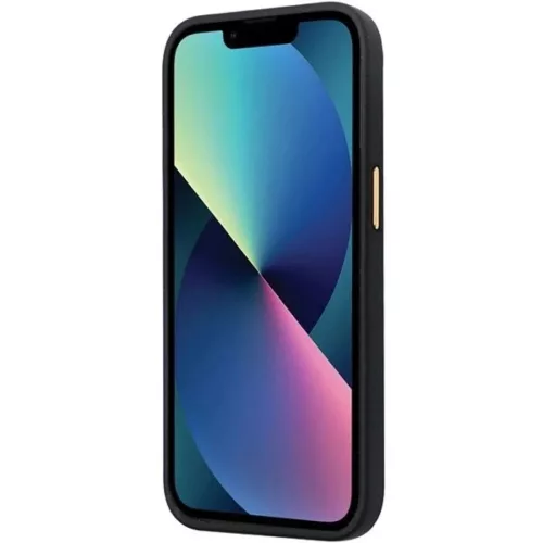 Guess GUHCP13LM4DGPK tok iPhone 13 Pro - fekete Szilikon Logó Strass -3666339148423 5 kép