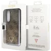 Guess Leather 4G Triangle Strass tok Samsung Galaxy Z Fold 5 - barna-3666339173920 7 kép