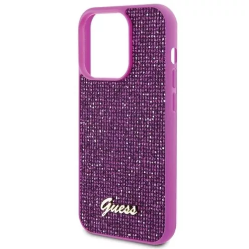 Guess Disco Metal Script tok iPhone 15 Pro - rózsaszín-3666339173739 6 kép