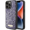 Guess Strasszkő Fém Logo tok iPhone 15 Pro Max - rózsaszín-3666339153830 8 kép