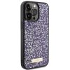 Guess Strasszkő Fém Logo tok iPhone 15 Pro Max - rózsaszín-3666339153830 3 kép
