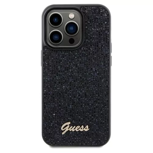Guess Disco Metal Script tok iPhone 14 Pro Max - fekete-3666339173425 3 kép