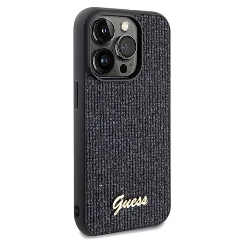 Guess Disco Metal Script tok iPhone 14 Pro Max - fekete-3666339173425 4 kép