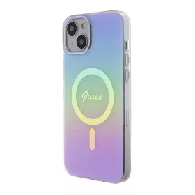 Guess IML Iridescent MagSafe tok iPhone 15 Plus - lila tok-3666339154790 2 kép
