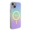 Guess IML Iridescent MagSafe tok iPhone 15 Plus - lila tok-3666339154790 4 kép
