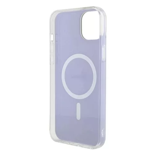 Guess IML Iridescent MagSafe tok iPhone 15 Plus - lila tok-3666339154790 7 kép