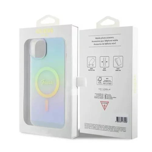 Guess GUHMP15MHITSQ iPhone 15 Plus 6.7" türkiz/türkiz telefontok IML-3666339154936 8 kép