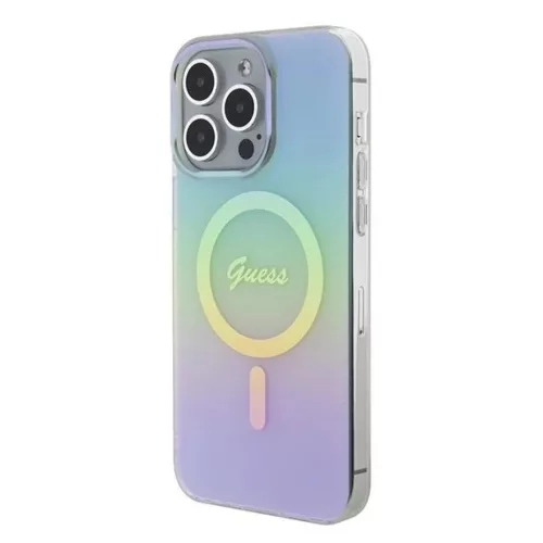 Guess GUHMP15XHITSQ iPhone 15 Pro Max türkiz/türkiz keménytok IML I-3666339154950 2 kép