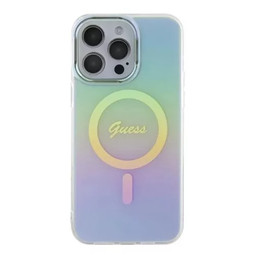 Guess GUHMP15XHITSQ iPhone 15 Pro Max türkiz/türkiz keménytok IML I-3666339154950 3 kép