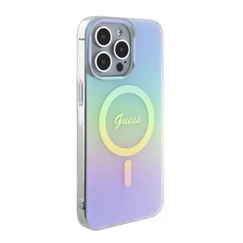 Guess GUHMP15XHITSQ iPhone 15 Pro Max türkiz/türkiz keménytok IML I-3666339154950 4 kép
