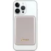 Guess MagSafe Metal Script Logo indukciós powerbank 5W 3000mAh - aran-3666339171360 2 kép