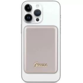 Guess MagSafe Metal Script Logo indukciós powerbank 5W 3000mAh - aran-3666339171360 2 kép