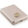 Guess MagSafe 4G Strassed Metal Logo indukciós powerbank 5W 3000mAh --3666339170158 4 kép