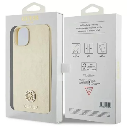 Guess GUHCP15MPS4DGPD iPhone 15 Plus 6.7" arany/arany keménytok Stras-3666339151010 8 kép