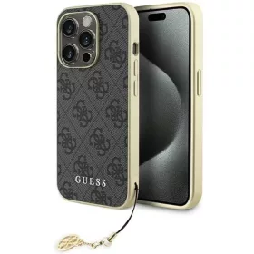 Guess GUHCP15LGF4GGR iPhone 15 Pro 6.1" szürke/szürke tok 4G Charms -3666339171681 1 kép