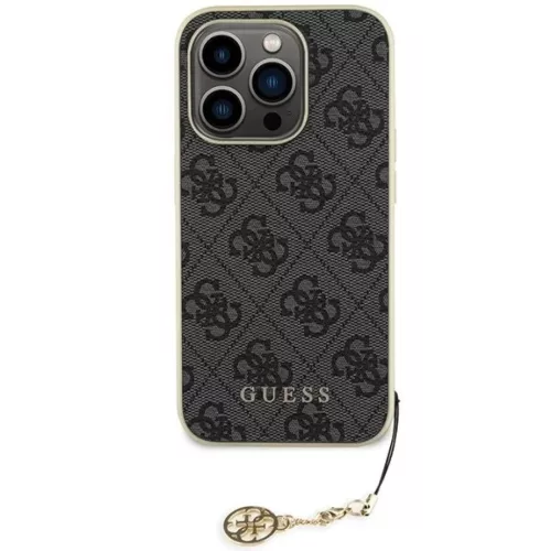 Guess GUHCP15LGF4GGR iPhone 15 Pro 6.1" szürke/szürke tok 4G Charms -3666339171681 3 kép