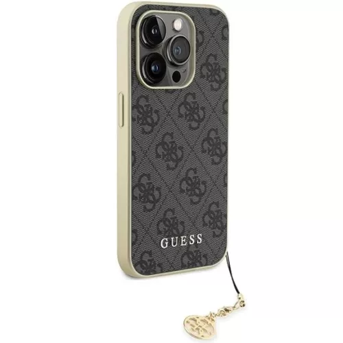 Guess GUHCP15LGF4GGR iPhone 15 Pro 6.1" szürke/szürke tok 4G Charms -3666339171681 4 kép