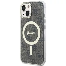 Guess IML 4G MagSafe iPhone 15 Plus tok - Barna-3666339194598 2 kép
