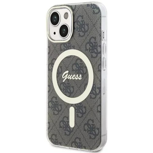 Guess IML 4G MagSafe iPhone 15 Plus tok - Barna-3666339194598 2 kép