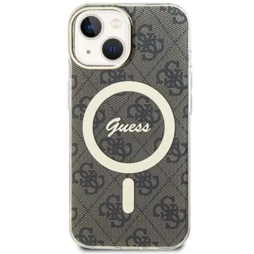 Guess IML 4G MagSafe iPhone 15 Plus tok - Barna-3666339194598 3 kép