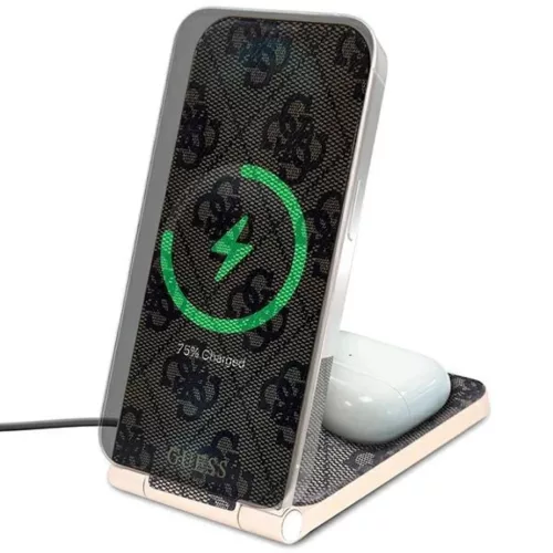 Guess 4G minta MagSafe összecsukható 2 az 1-ben 15W induktív tölt�-3666339170172 5 kép