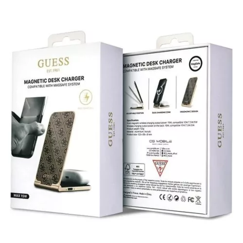 Guess 4G minta MagSafe összecsukható 2 az 1-ben 15W induktív tölt�-3666339170172 7 kép