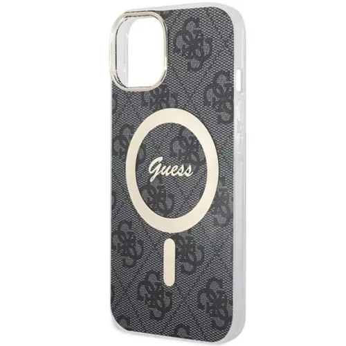 Guess 4G MagSafe tok iPhone 15 Plus / 14 Plus - fekete-3666339194550 5 kép