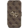 Guess 4G Metal Logo tok iPhone 15 / 14 / 13 - barna-3666339194420 3 kép