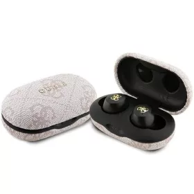   TWS Guess 4G Metal Bluetooth fülhallgató ENC töltőállomással - rózsaszín