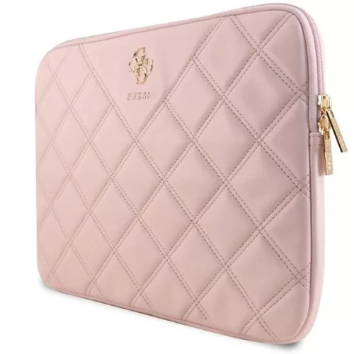 Guess Quilted 4G laptop tok 14" - rózsaszín-3666339210878 2 kép