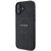 Guess Saffiano Peony Classic Logo MagSafe tok iPhone 16 - fekete-3666339327798 2 kép