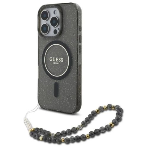 Guess GUHMP16XHGCRELSK iPhone 16 Pro Max 6.9" fekete/fekete keménytok-3666339298135 1 kép