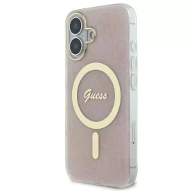  iPhone 16 Plus 6.7" rózsaszín Guess GUHMP16MH4STP kemény tok IML 4-3666339342050 2 kép