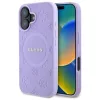  Apple iPhone 16 Plus 6.7" Lila/Lila Guess Saffiano Peony Classic Logo MagSafe tok