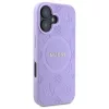  Apple iPhone 16 Plus 6.7" Lila/Lila Guess Saffiano Peony Classic Logo-3666339328252 4 kép