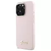  iPhone 16 Pro 6.3" pink/pink Guess GUHCP16LSMBSLP szilikon tok Script-3666339344276 2 kép