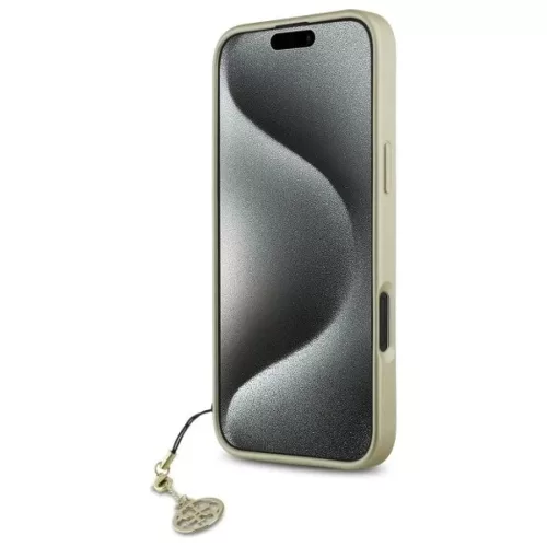  iPhone 16 6.1" barna/barna Guess GUHCP16SGF4GBR hardcase 4G Charms Co-3666339345921 5 kép