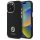 Guess GUHCP16XM4DGPK iPhone 16 Pro Max 6.9" fekete/fekete hardcase Szilikon Logo Strass 4G tok