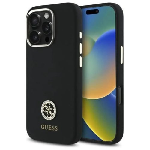 Guess GUHCP16XM4DGPK iPhone 16 Pro Max 6.9" fekete/fekete hardcase Szi-3666339328795 1 kép