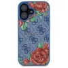  iPhone 16 6.1" kék/kék Guess GUHMP16SP4ROPEMCB kemény tok 4G Flowe-3666339350390 3 kép