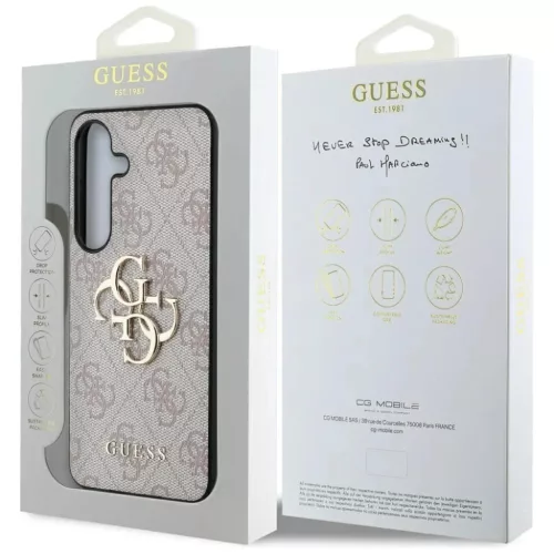 Guess Nagy 4G Logo Klasszikus Logo Samsung Galaxy S25 Plus rózsaszín-3666339449117 8 kép