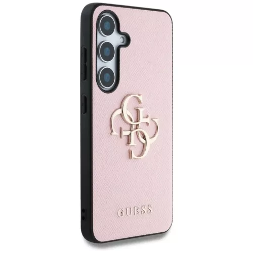 Guess Grained Big 4G Logo Small Classic Logo Samsung Galaxy S25 rózsa-3666339449193 4 kép