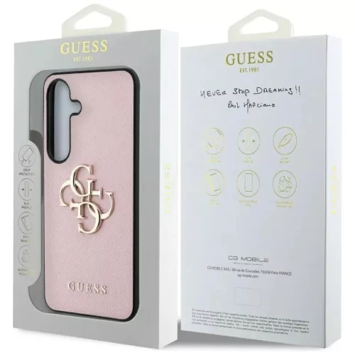 Guess Grained Big 4G Logo Small Classic Logo Samsung Galaxy S25 Plus r-3666339449209 8 kép