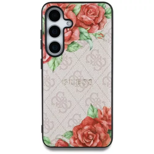 Guess Bőr 4G Virágmintás Fém Klasszikus Logó MagSafe tok Samsung -3666339449285 3 kép