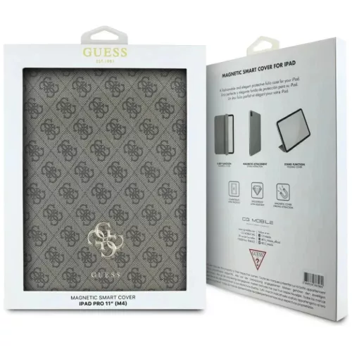 Guess GUFC11PM24PS4SGW iPad Pro 11" 2024 barna mágneses 4G nagy logó-3666339387983 6 kép