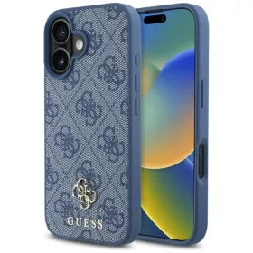  iPhone 16 MagSafe Kék Guess HC PU 4G Small 4G és Classic fliptok-3666339364366 1 kép