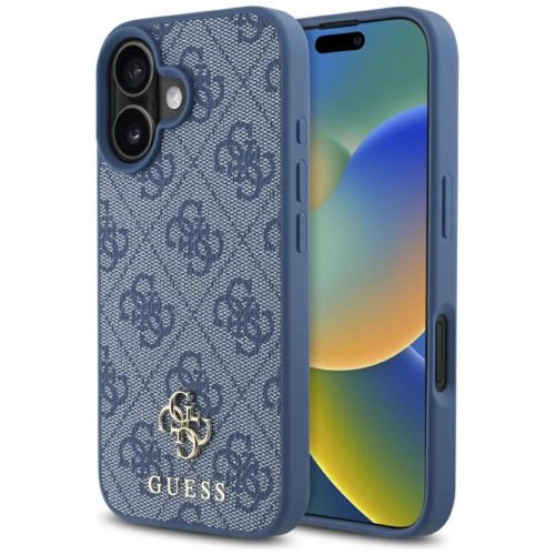 Guess HC PU 4G Small 4G és Classic fliptok iPhone 16 MagSafe - Kék t-3666339364366 8 kép