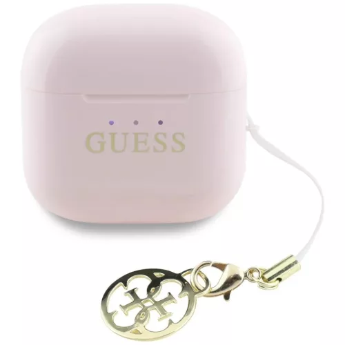 TWS Guess Glossy Effect Prémium Logóval és Medállal ellátott Fül-3666339338558 3 kép