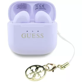 TWS Guess Glossy Effect Nyomtatott Klasszikus Logó & Charm Fejhallgat-3666339338565 1 kép